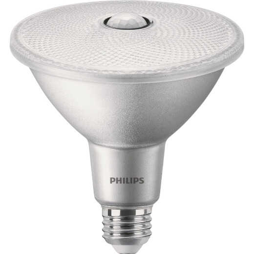 Philips 120W Equivalent Soft White PAR38 Medium Motion & Daylight Sensor LED Floodlight Light Bulb